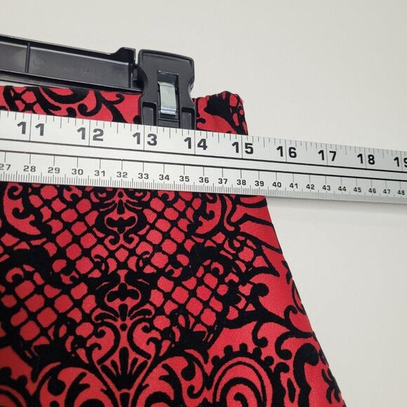 Melissa Paige red black retro pinup rockabilly bombshell pencil skirt small NWT - Picture 5 of 6